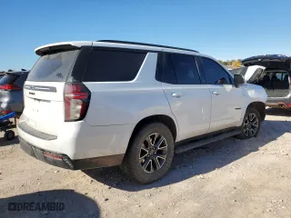2021 Chevrolet Tahoe Z71 with VIN 1GNSKPKD3MR117317, listed as a Copart auction lot 81574054 with 130,976 mi miles and Salvage Title. Bid and sale history available at carsss.com. Image 3.