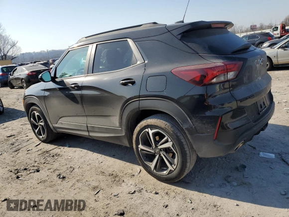 2021 Chevrolet TrailBlazer RS with VIN KL79MTSL6MB035735, listed as a Copart auction lot 48137355 with 78,098 mi miles and Salvage Title. Bid and sale history available at carsss.com. Image 2.