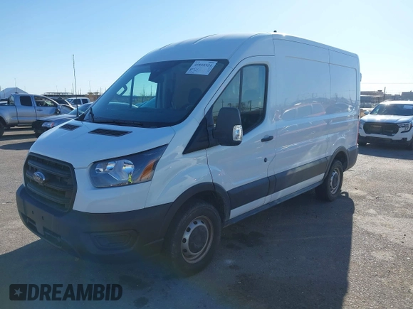 2020 Ford Transit Cargo with VIN 1FTBR1C8XLKA03938, listed as a IAAI auction lot 41818324 with 125,915 mi miles. Bid and sale history available at carsss.com. Image 2.