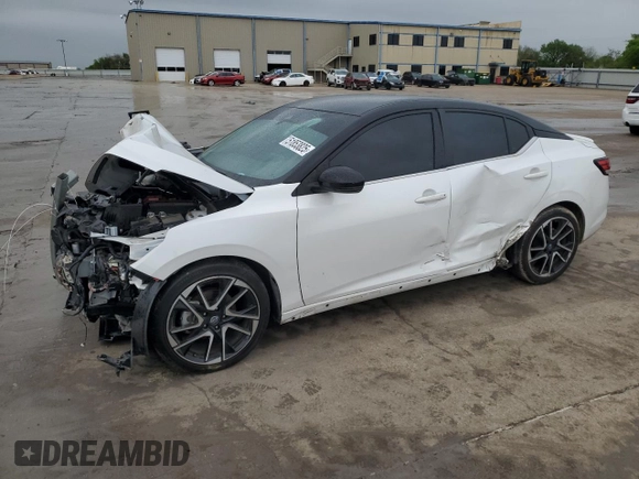 2024 Nissan Sentra SR with VIN 3N1AB8DV8RY301298, listed as a Copart auction lot 51853825 with Not provided miles and Salvage title. Bid and sale history available at DreamBid. Image 1.