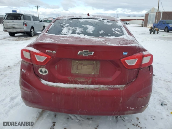 2017 Chevrolet Cruze LT with VIN 1G1BH5SE5H7271199, listed as a Copart auction lot 88454105 with 0 mi miles and Salvage Title. Bid and sale history available at carsss.com. Image 6.