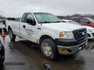2007 Ford F-150 XL with VIN 1FTRF14WX7NA48855, listed as a Copart auction lot 49223495 with 195,957 mi miles and Clean title. Bid and sale history available at DreamBid. Image 4.