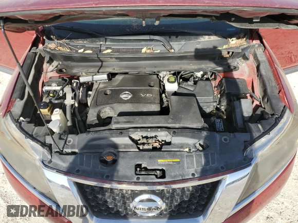 2014 Nissan Pathfinder SV with VIN 5N1AR2MN9EC702797, listed as a Copart auction lot 48481315 with 151,175 mi miles and Clean Title. Bid and sale history available at carsss.com. Image 12.