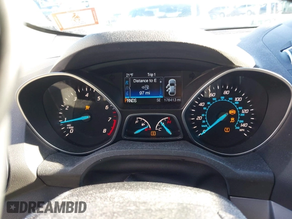 2014 Ford Escape SE with VIN 1FMCU9G97EUC53967, listed as a IAAI auction lot 41176868 with 176,413 mi miles. Bid and sale history available at carsss.com. Image 7.