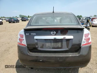 2012 Nissan Sentra S with VIN 3N1AB6AP4CL677222, listed as a Copart auction lot 61001315 with 168,809 mi miles and Salvage title. Bid and sale history available at DreamBid. Image 6.