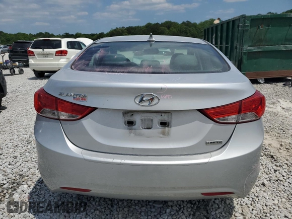 2013 Hyundai Elantra Limited с VIN 5NPDH4AE5DH267834, выставлен на аукционе Copart как лот 54579715 с пробегом 127 745 миль миль и Списание • Salvage title. История ставок и продаж доступна на DreamBid. Изображение 6.