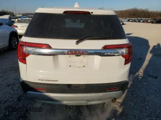 2021 GMC Acadia SLE with VIN 1GKKNKLA1MZ166401, listed as a Copart auction lot 42121285 with 53,959 mi miles and Salvage Title. Bid and sale history available at DreamBid. Image 6.