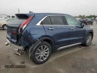 2020 Cadillac XT4 AWD Premium Luxury with VIN 1GYFZDR42LF148742, listed as a Copart auction lot 60729795 with 38,724 mi miles and Salvage title. Bid and sale history available at DreamBid. Image 3.