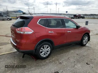 2016 Nissan Rogue SV with VIN KNMAT2MV3GP616273, listed as a Copart auction lot 49285625 with 98,905 mi miles and Salvage Title. Bid and sale history available at DreamBid. Image 3.