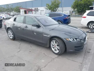 2017 Jaguar XE 25t Premium with VIN SAJAD4BG0HA975017, listed as a IAAI auction lot 41589536 with 40,136 mi miles. Bid and sale history available at carsss.com. Image 1.