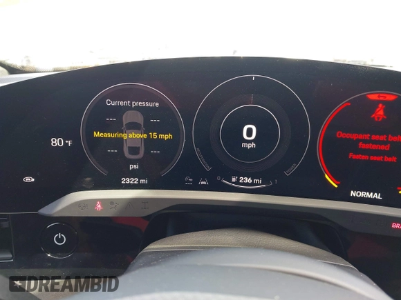 2023 Porsche Taycan GTS with VIN WP0AD2Y13PSA48174, listed as a IAAI auction lot 42063961 with 2,322 mi miles and . Bid and sale history available at DreamBid. Image 7.