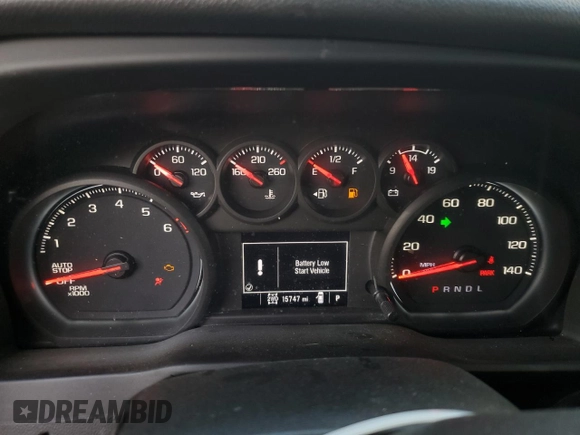 2022 Chevrolet Silverado 1500 Custom with VIN 1GCPDBEK4NZ522349, listed as a Copart auction lot 85862274 with 15,747 mi miles and Salvage Title. Bid and sale history available at carsss.com. Image 9.