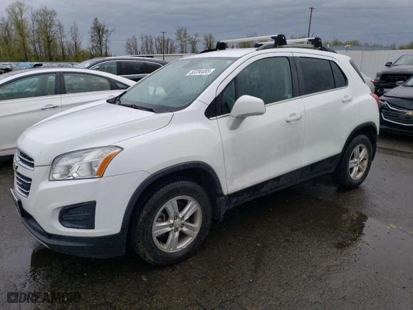 2016 Chevrolet Trax LT with VIN KL7CJPSB1GB543712, listed as a Copart auction lot 52234455 with 55,258 mi miles and Clean Title. Bid and sale history available at carsss.com. Image 1.