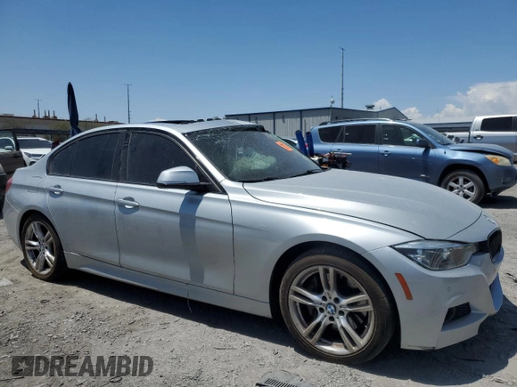 2018 BMW 3 Series 330i with VIN WBA8B9C55JAE21989, listed as a Copart auction lot 59636285 with Not provided miles and Salvage title. Bid and sale history available at DreamBid. Image 4.