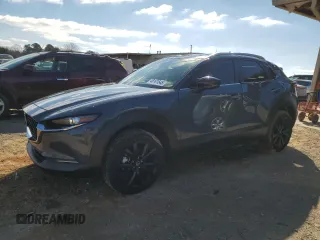 2022 Mazda CX-30 2.5 S Carbon Edition with VIN 3MVDMBCL0NM455876, listed as a Copart auction lot 48141545 with 11,873 mi miles and Salvage Title. Bid and sale history available at carsss.com. Image 1.