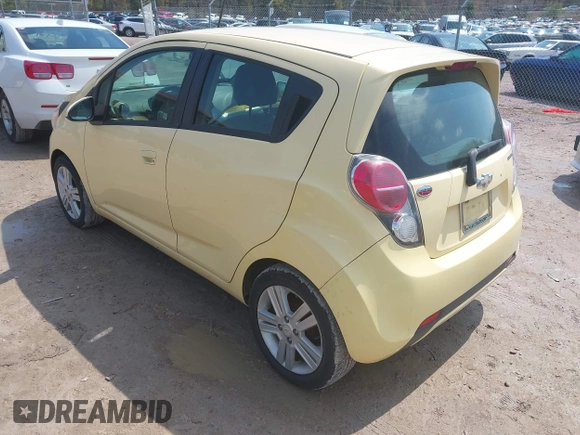 2013 Chevrolet Spark LT with VIN KL8CD6S99DC579079, listed as a IAAI auction lot 42090297 with 101,985 mi miles. Bid and sale history available at carsss.com. Image 3.