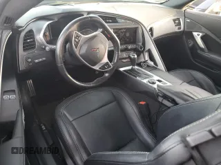 2017 Chevrolet Corvette Z06 1LZ with VIN 1G1YP2D61H5601885, listed as a Copart auction lot 84687114 with 41,827 mi miles and Salvage title. Bid and sale history available at DreamBid. Image 8.