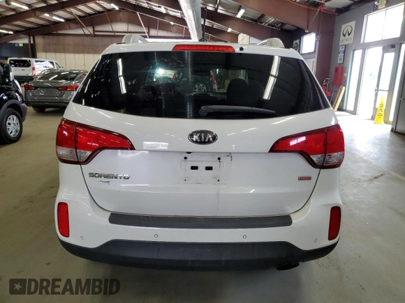2015 Kia Sorento LX with VIN 5XYKTDA60FG566995, listed as a Copart auction lot 54558655 with 119,243 mi miles and Clean Title. Bid and sale history available at carsss.com. Image 6.