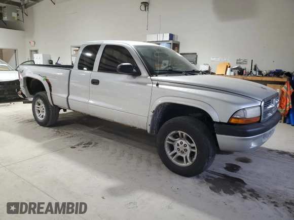 2004 Dodge Dakota Sport with VIN 1D7HG32N94S671966, listed as a Copart auction lot 88871585 with 223,091 mi miles and Salvage Title. Bid and sale history available at carsss.com. Image 4.
