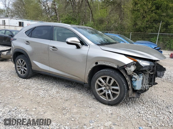 2015 Lexus NX 200t z VIN JTJBARBZXF2025892, wystawiony jako Copart lot #55451225 z przebiegiem 166 112 mil mil oraz Szkoda całkowita • Salvage title. Historia ofert i sprzedaży dostępna na DreamBid. Obrazek 4.