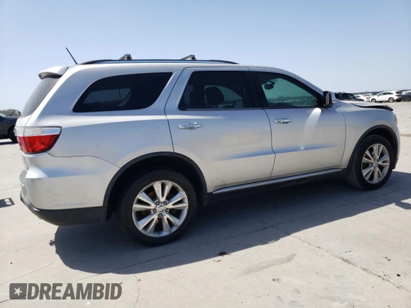 2013 Dodge Durango Crew with VIN 1C4SDHDTXDC552531, listed as a Copart auction lot 50353595 with 181,386 mi miles and Salvage title. Bid and sale history available at DreamBid. Image 3.