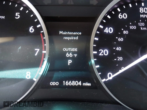 2013 Lexus ES 4dr Sdn with VIN JTHBK1GG8D2029265, listed as a IAAI auction lot 41700728 with 166,804 mi miles. Bid and sale history available at carsss.com. Image 15.