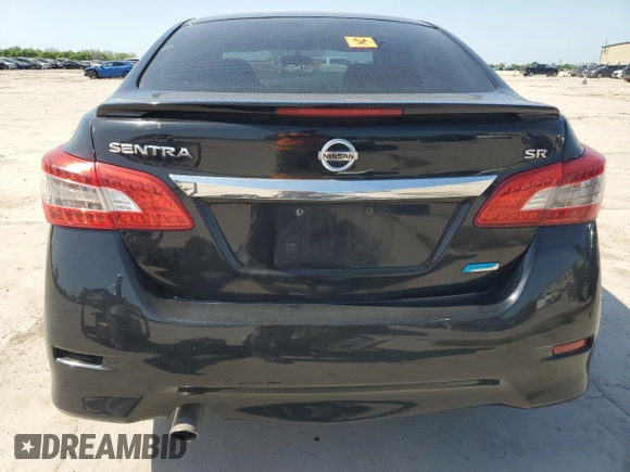 2013 Nissan Sentra SV with VIN 3N1AB7AP9DL753346, listed as a Copart auction lot 52653395 with 198,824 mi miles and Salvage Title. Bid and sale history available at carsss.com. Image 6.