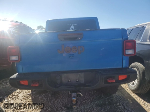 2022 Jeep Gladiator Rubicon with VIN 1C6JJTBG4NL151210, listed as a Copart auction lot 75117154 with 49,027 mi miles and Salvage title. Bid and sale history available at DreamBid. Image 6.