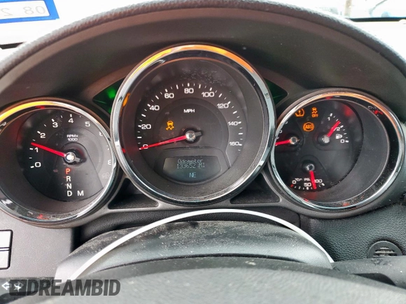 2012 Cadillac CTS with VIN 1G6DC5E51C0147123, listed as a Copart auction lot 60231965 with 133,652 mi miles and Salvage title. Bid and sale history available at DreamBid. Image 9.