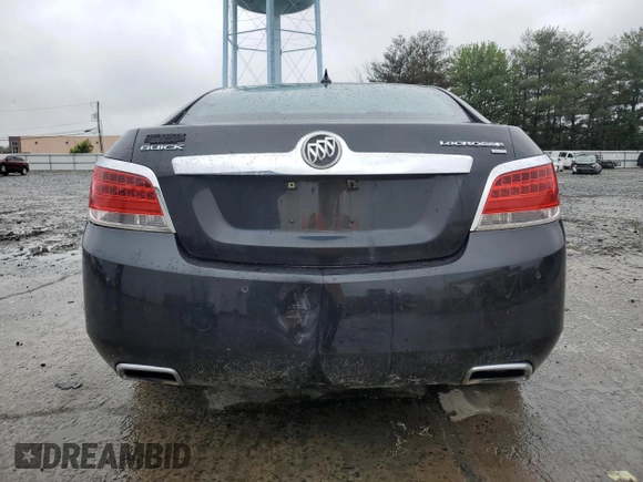 2012 Buick LaCrosse Premium 1 with VIN 1G4GE5E39CF249748, listed as a Copart auction lot 57691445 with 85,558 mi miles and Clean title. Bid and sale history available at DreamBid. Image 6.