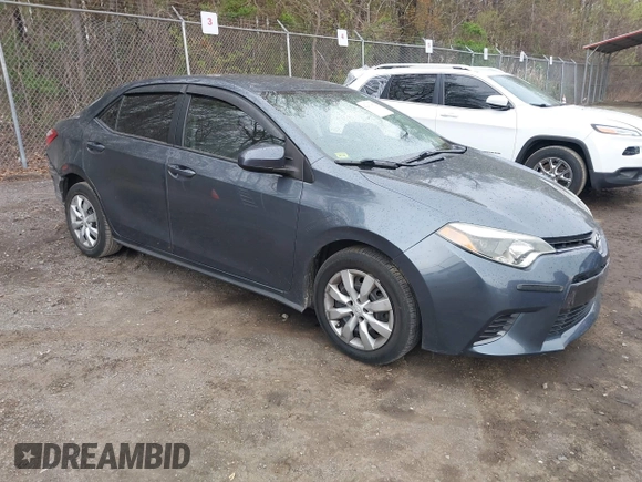 2015 Toyota Corolla L with VIN 2T1BURHE2FC349953, listed as a IAAI auction lot 42001672 with 104,776 mi miles and . Bid and sale history available at DreamBid. Image 1.
