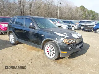2008 BMW X3 3.0si with VIN WBXPC93428WJ04266, listed as a IAAI auction lot 41464577 with 1 mi miles. Bid and sale history available at carsss.com. Image 1.