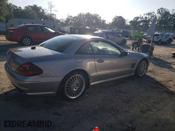 2005 Mercedes-Benz SL 55 AMG z VIN WDBSK74F45F089293, wystawiony jako Copart lot #85487394 z przebiegiem 34 153 mil mil oraz Szkoda całkowita • Salvage title. Historia ofert i sprzedaży dostępna na DreamBid. Obrazek 3.