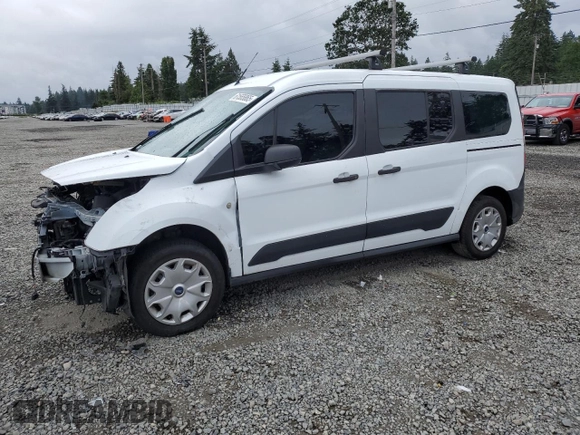 2018 Ford Transit Connect XL with VIN NM0GS9E74J1366779, listed as a Copart auction lot 61565865 with 106,491 mi miles and Salvage title. Bid and sale history available at DreamBid. Image 1.