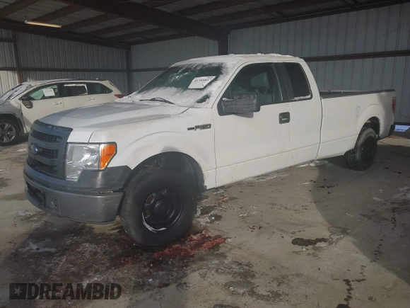 2013 Ford F-150 XL with VIN 1FTFX1CFXDKE21083, listed as a IAAI auction lot 41395847 with 245,661 mi miles. Bid and sale history available at carsss.com. Image 2.