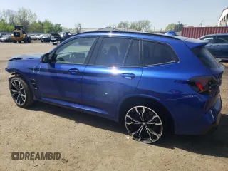 2024 BMW X3 M with VIN 5YM13EC03R9U77834, listed as a Copart auction lot 53084415 with 25,122 mi miles and Salvage Title. Bid and sale history available at carsss.com. Image 2.