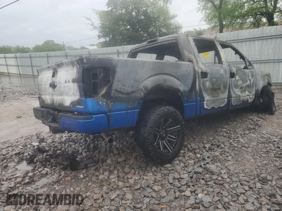 2014 Ford F-150 XL with VIN 1FTFW1EF9EKF86477, listed as a Copart auction lot 53907625 with 0 mi miles and Salvage Title. Bid and sale history available at carsss.com. Image 3.