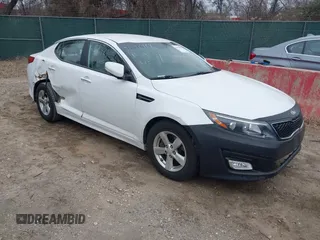 2015 Kia Optima LX z VIN KNAGM4A71F5552363, wystawiony jako IAAI lot #41796464 z przebiegiem 126 905 mil mil oraz . Historia ofert i sprzedaży dostępna na DreamBid. Obrazek 1.