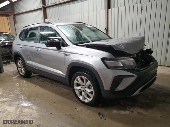 2023 Volkswagen Taos S with VIN 3VVFX7B20PM350105, listed as a Copart auction lot 81730214 with 17,568 mi miles and Salvage Title. Bid and sale history available at carsss.com. Image 4.