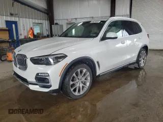 2021 BMW X5 xDrive40i with VIN 5UXCR6C08M9F47053, listed as a Copart auction lot 53625805 with 58,555 mi miles and Salvage Title. Bid and sale history available at carsss.com. Image 1.