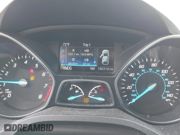 2013 Ford Escape SEL with VIN 1FMCU0HX1DUD56986, listed as a IAAI auction lot 42026927 with 180,318 mi miles. Bid and sale history available at carsss.com. Image 7.