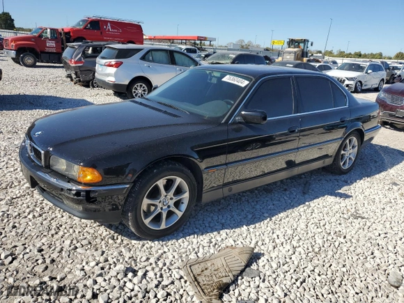 1996 BMW 7-Series 740IL with VIN WBAGJ8328TDL37856, listed as a Copart auction lot 76360404 with NaN miles and Salvage Title. Bid and sale history available at carsss.com. Image 1.