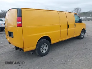 2016 Chevrolet Express Cargo Van with VIN 1GCWGBFF5G1215150, listed as a IAAI auction lot 41672104 with 152,723 mi miles. Bid and sale history available at carsss.com. Image 4.