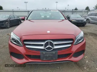 2017 Mercedes-Benz C 300 with VIN 55SWF4KB3HU224146, listed as a Copart auction lot 62603675 with 49,317 mi miles and Salvage title. Bid and sale history available at DreamBid. Image 5.