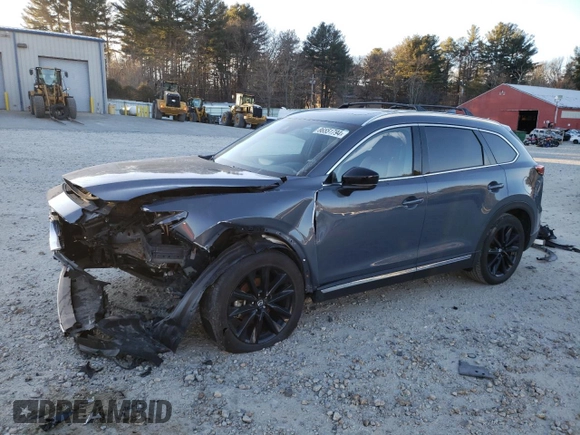 2022 Mazda CX-9 Grand Touring with VIN JM3TCBDY0N0608616, listed as a Copart auction lot 86551794 with 36,028 mi miles and Salvage Title. Bid and sale history available at carsss.com. Image 1.