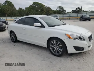 2012 Volvo C70 T5 with VIN YV1672MC4CJ130555, listed as a Copart auction lot 41596305 with 69,369 mi miles and Salvage Title. Bid and sale history available at carsss.com. Image 4.