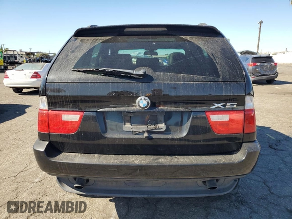 2004 BMW X5 3.0i with VIN 5UXFA135X4LU44087, listed as a Copart auction lot 78683484 with 184,510 mi miles and Salvage Title. Bid and sale history available at carsss.com. Image 6.