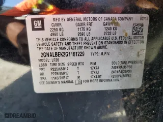 2016 Chevrolet Equinox LS with VIN 2GNALBEK2G1161229, listed as a Copart auction lot 43423185 with 211,269 mi miles and Salvage Title. Bid and sale history available at carsss.com. Image 13.