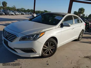 2015 Hyundai Sonata 2.4L SE with VIN 5NPE24AF5FH122097, listed as a IAAI auction lot 42065663 with 218,586 mi miles. Bid and sale history available at carsss.com. Image 2.