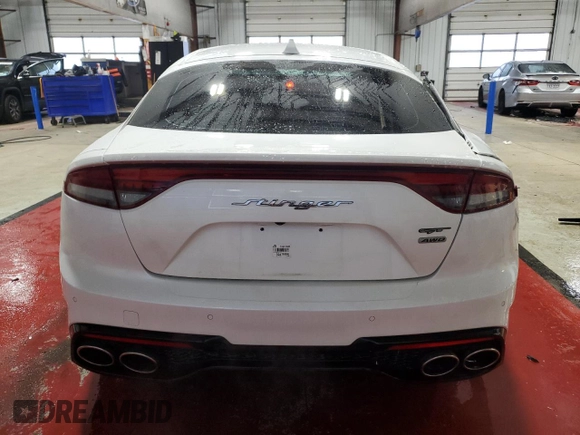 2022 Kia Stinger GT2 with VIN KNAE55LC8N6106126, listed as a Copart auction lot 42525165 with 49,829 mi miles and Salvage Title. Bid and sale history available at DreamBid. Image 6.